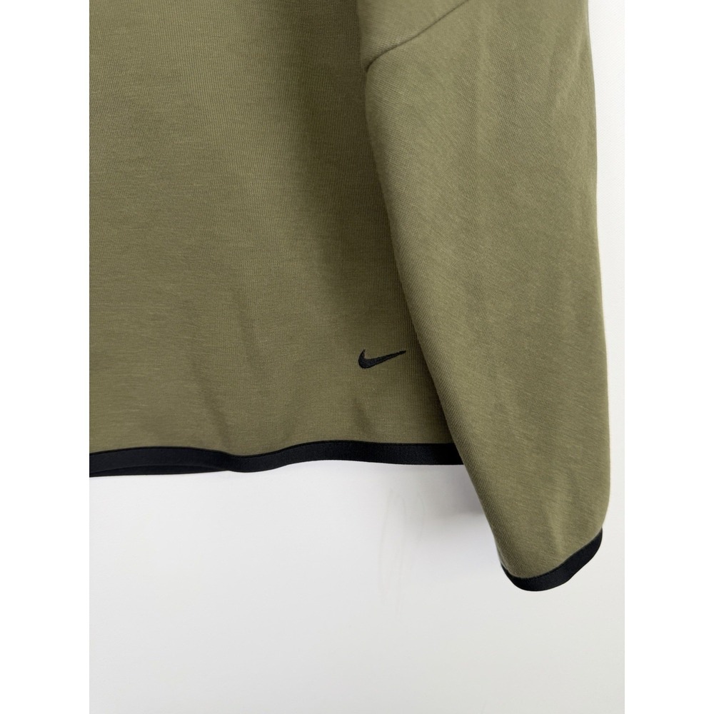 Nike Jacket Mens mediumGreen Tech Fleece Hooded Full Zip Pocket - Picture 9 of 9